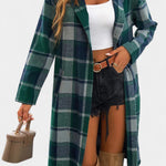 Odile - Veste à carreaux à capuche