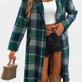 Odile - Veste à carreaux à capuche