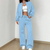 Madison Ensemble Loungewear Femme – Deux-Pièces Doux avec Coupe Relaxée & Taille Ajustable