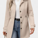 Renée - Manteau à ceinture coupe ajustée