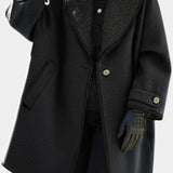 Maud - Manteau à grand col allure affirmée