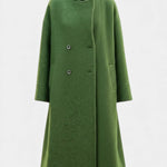 Cornélie - Manteau long oversize à double boutonnage