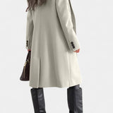 Vivienne - Manteau mi-long coupe ajustée