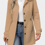 Renée - Manteau à ceinture coupe ajustée