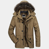 Marcus Parka d’Hiver Homme à Col Fourrure – Coupe Ample, Chaleur Optimale & Usage Quotidien