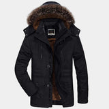 Marcus Parka d’Hiver Homme à Col Fourrure – Coupe Ample, Chaleur Optimale & Usage Quotidien