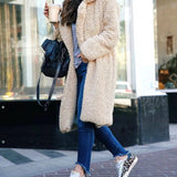 Soph Manteau Teddy Femme – Veste Oversize Douce et Chaude pour un Confort Quotidien