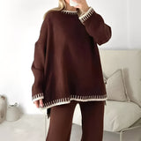 Kennedy – Ensemble Loungewear Femme en Tissu Doux – Tenue Confortable au Ajustement Décontracté pour le Quotidien