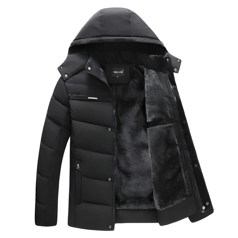 Maximo Parka d’Hiver Homme – Manteau Robuste Très Chaud avec Doublure Polaire et Capuche Protectrice