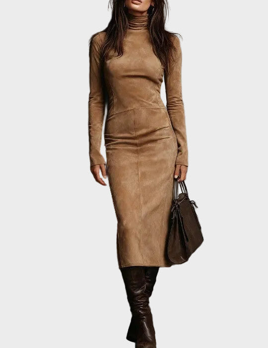 Ambre - robe midi à manches longues, autre vue