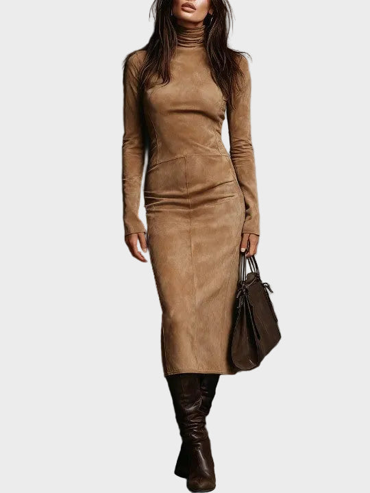 Ambre - robe midi à manches longues, autre vue