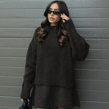 Lucie Ensemble Femme – Ensemble Automnal Doux en Laine Confortable & Élégant