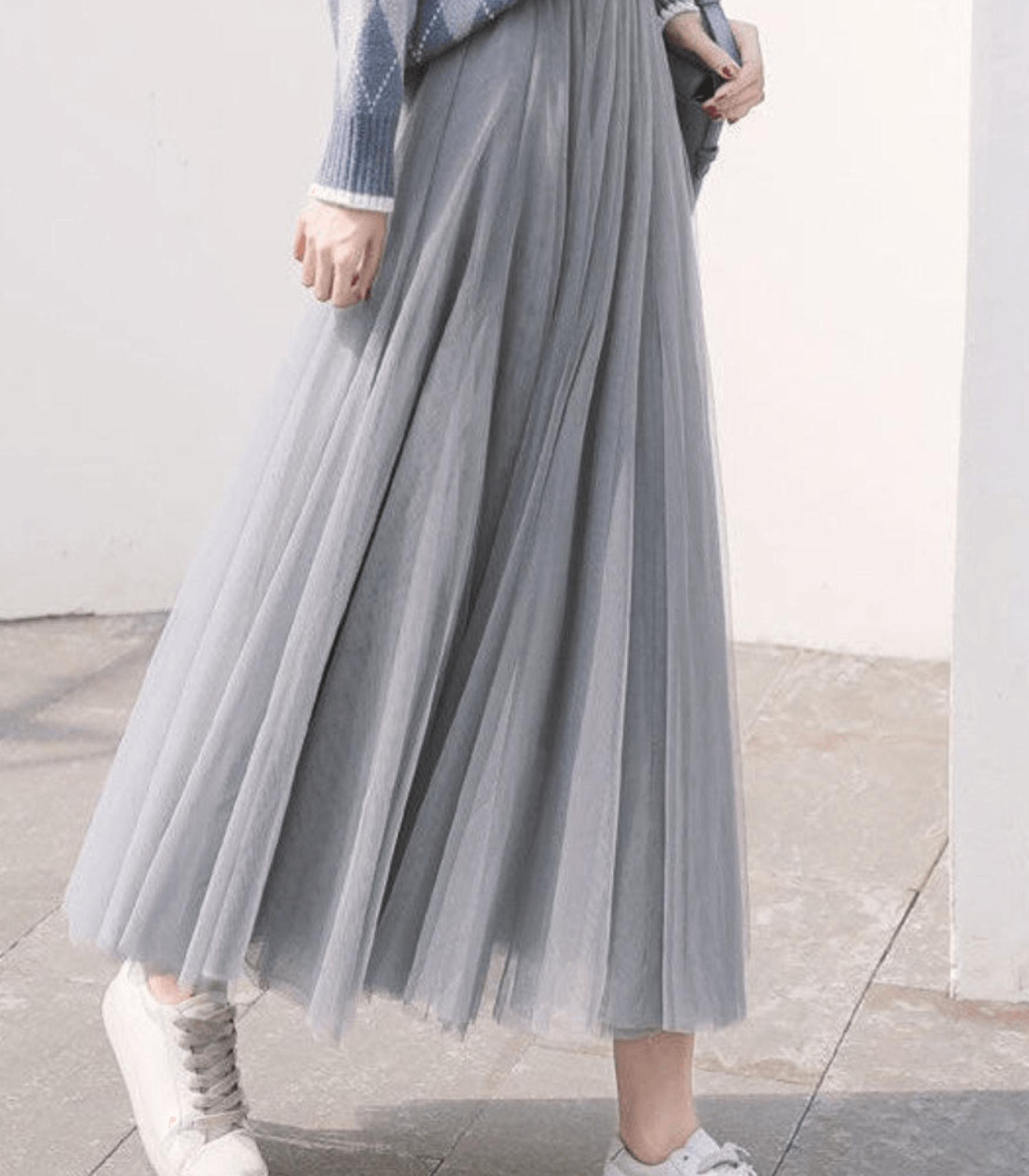 Shandria Jupe en Tulle Femme – Jupe Midi Légère en Tulle et Polyester, Coupe Élégante et Fluide
