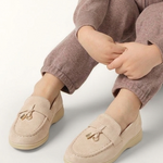 Lucille - Mocassins enfant beiges