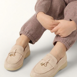 Lucille - Mocassins enfant beiges