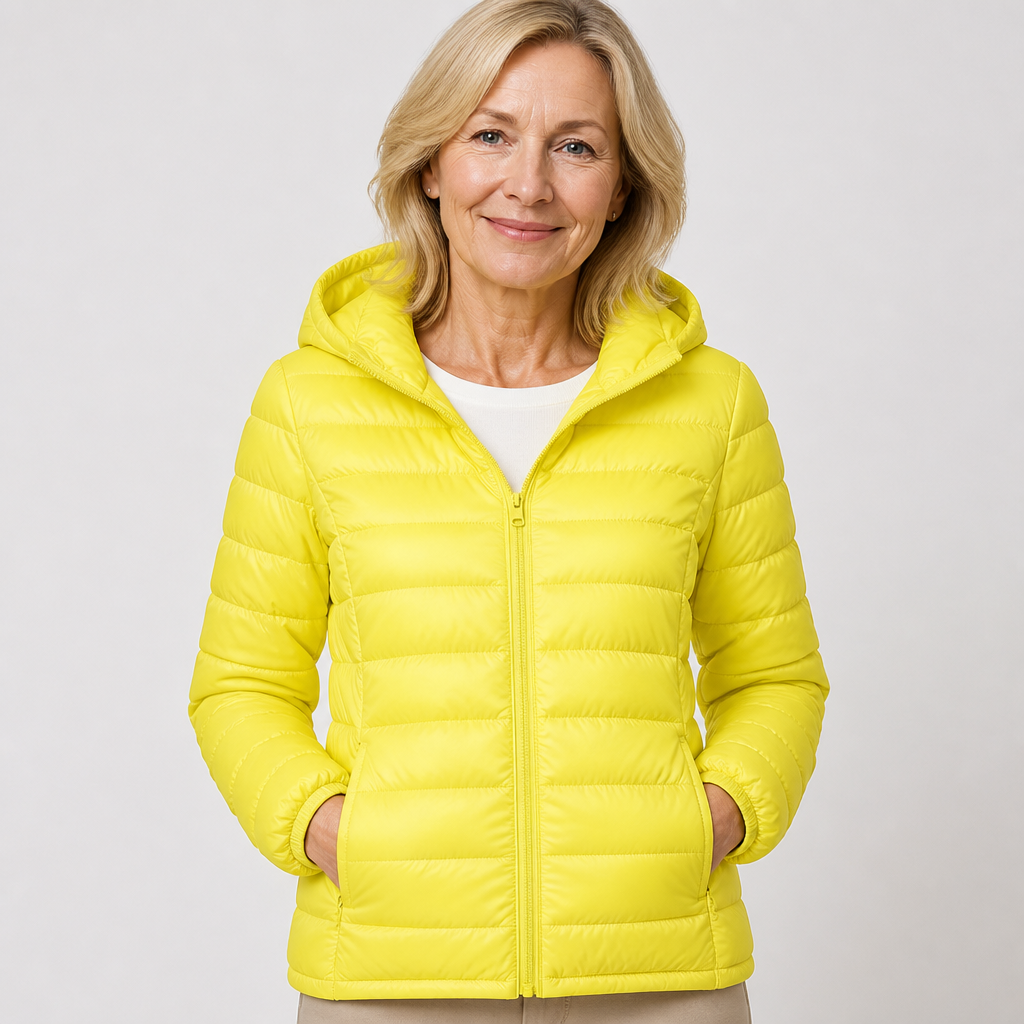 Noémie - Veste mi-saison jaune