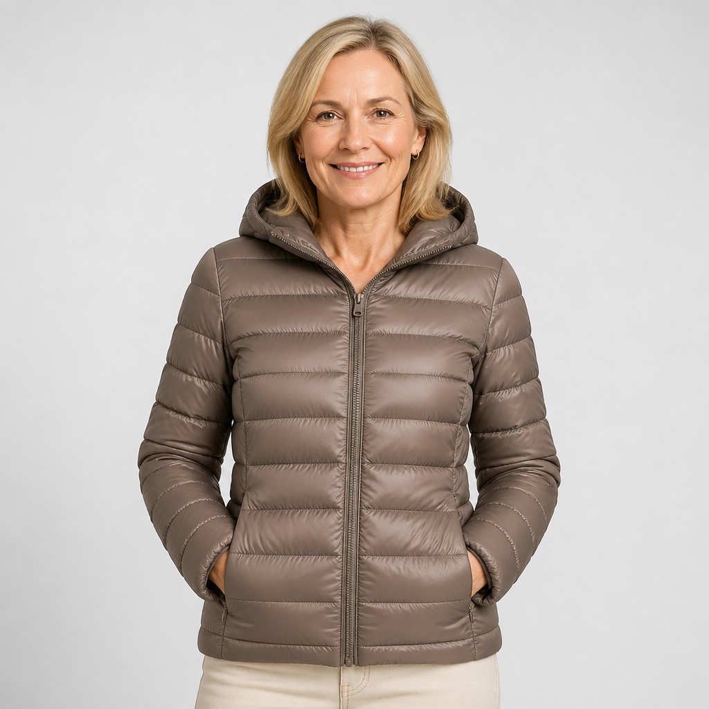 Irène - Veste mi-saison champagne