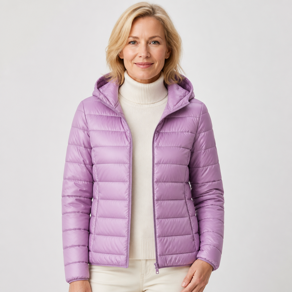 Ninon - Veste mi-saison violet