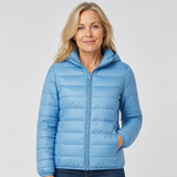 Fleur - Veste mi-saison bleu clair