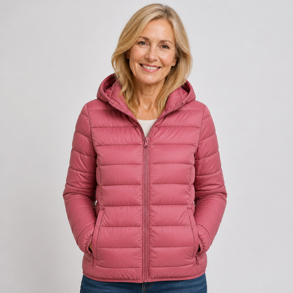 Line - Veste mi-saison rose