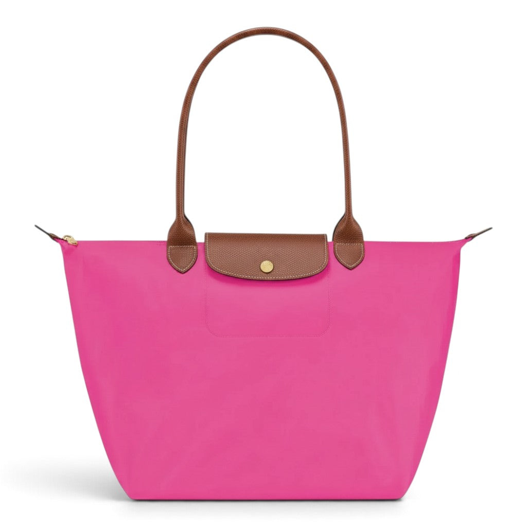 Rosine - Grand cabas pliable en rose - vue d'ensemble