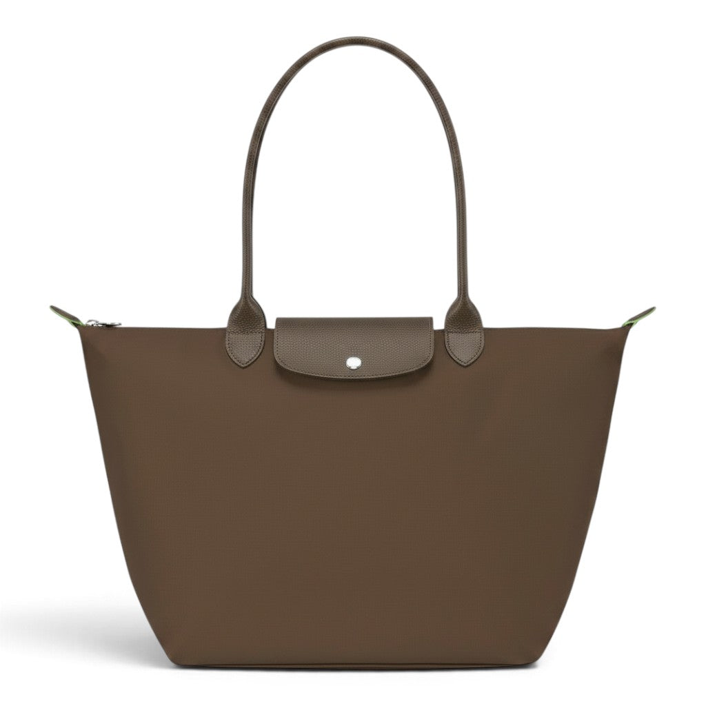 Sylviane - Grand cabas pliable en taupe - vue d'ensemble