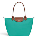 Oriane - Grand cabas pliable en turquoise - vue d'ensemble