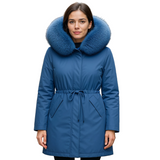 Lianna Parka Femme Hiver – Imperméable, Capuche Oversize & Taille Ajustable