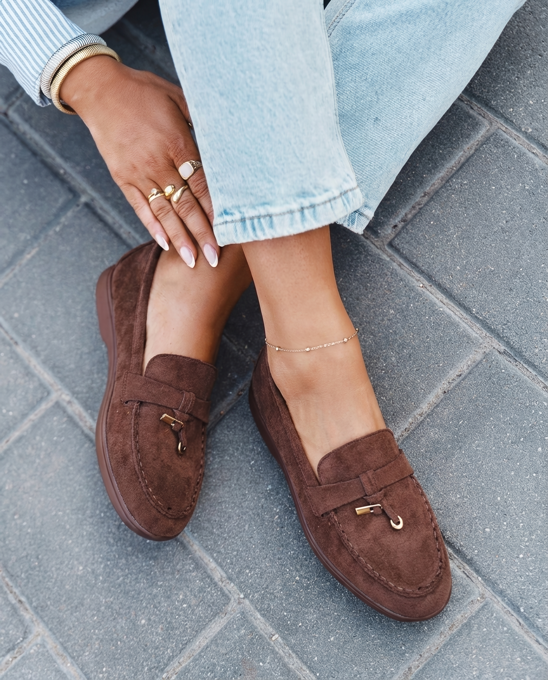 Mahaut - Mocassins marron