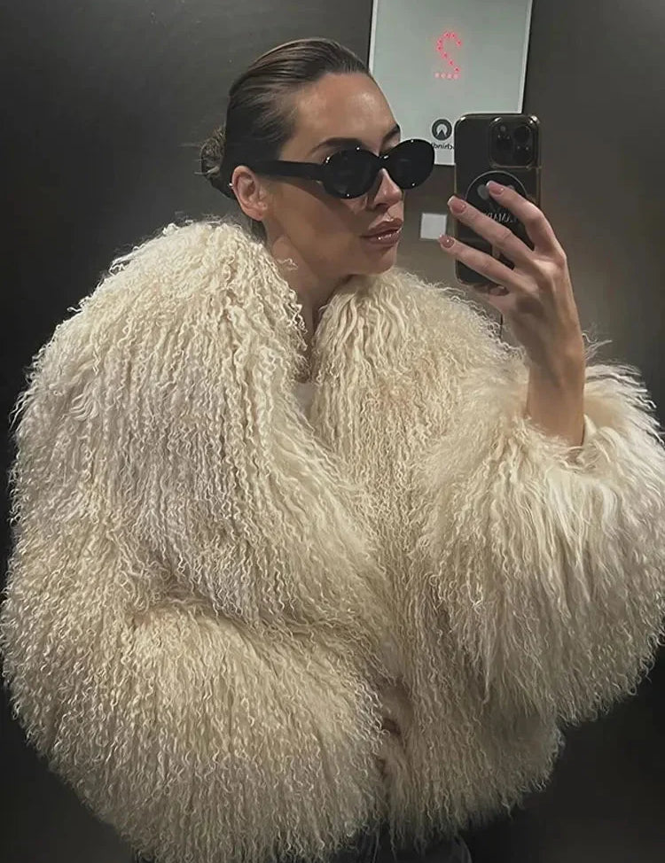 Jesse Manteau Femme Élégant – Texture Douce, Coupe Moderne & Style Polyvalent