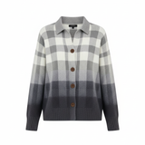 Mara™ | Blouse en maille à carreaux aux tons doux