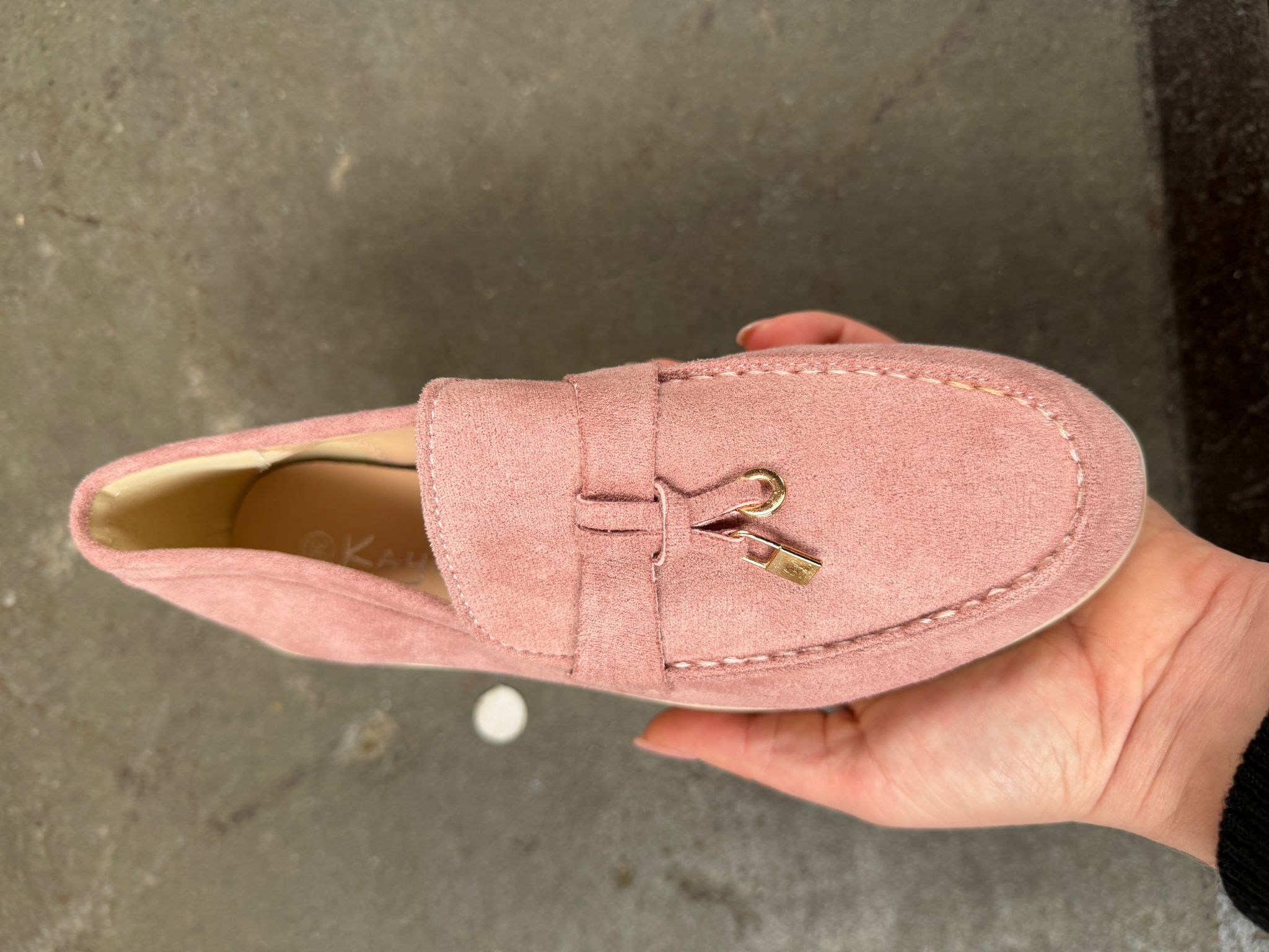 Marine - Mocassins roses - photo 2
