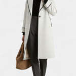 Maud - Manteau à grand col allure affirmée