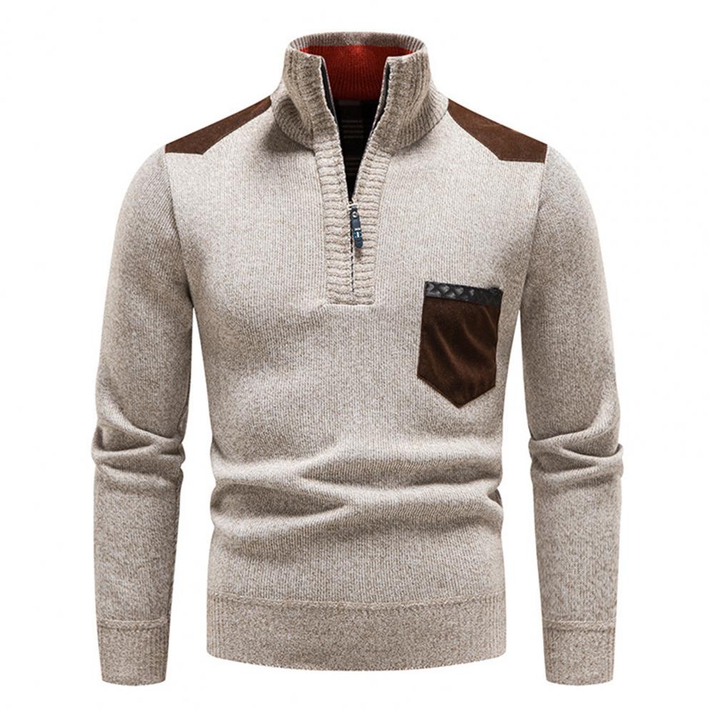 Vito Pull en Maille Premium Homme – Pull Doux, Chaud & Léger avec Coupe Ajustée Confortable