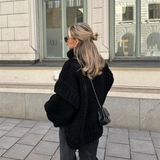 Minerva Pull Oversize Femme – Robe Pull Polyvalente Coupe Relax en Tissu Doux