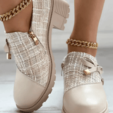Chandni Mocassins à talon bloc pour femme