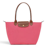 Octavie - Grand cabas pliable en corail rose - vue d'ensemble