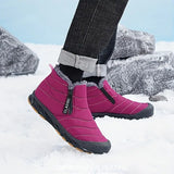 Olivia Bottes d’Hiver Femme Doublées – Style Puffer, Doublure Chaude & Semelle Antidérapante