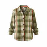 Noor™ | Blouse en maille à carreaux aux tons doux