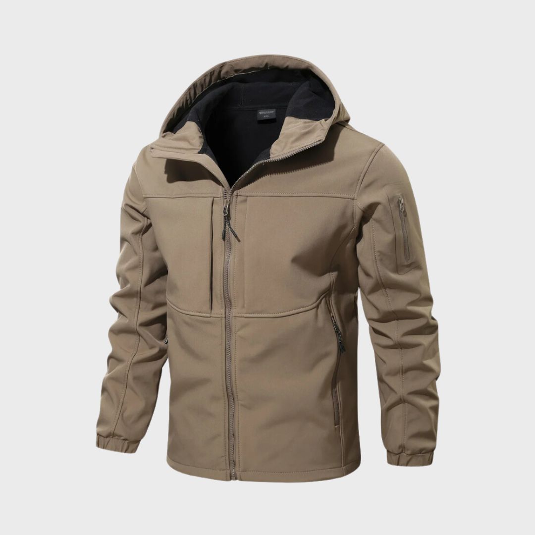 Hudson Doudoune Homme à Capuche – Veste Puffer d’Hiver Isolante avec Fermeture Zippée