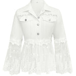 Angeline - Veste avec panneaux en dentelle - autre vue