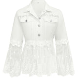 Angeline - Veste avec panneaux en dentelle - autre vue