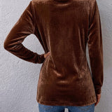 Ernestine - Veste ouverte à manches longues et boutons vintage - vue rapprochée