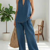 Ivy - ensemble assorti en denim effet vintage pour femme - vue 2