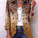 Marie-Claire - Veste blazer à volants léopard dégradé - autre coloris