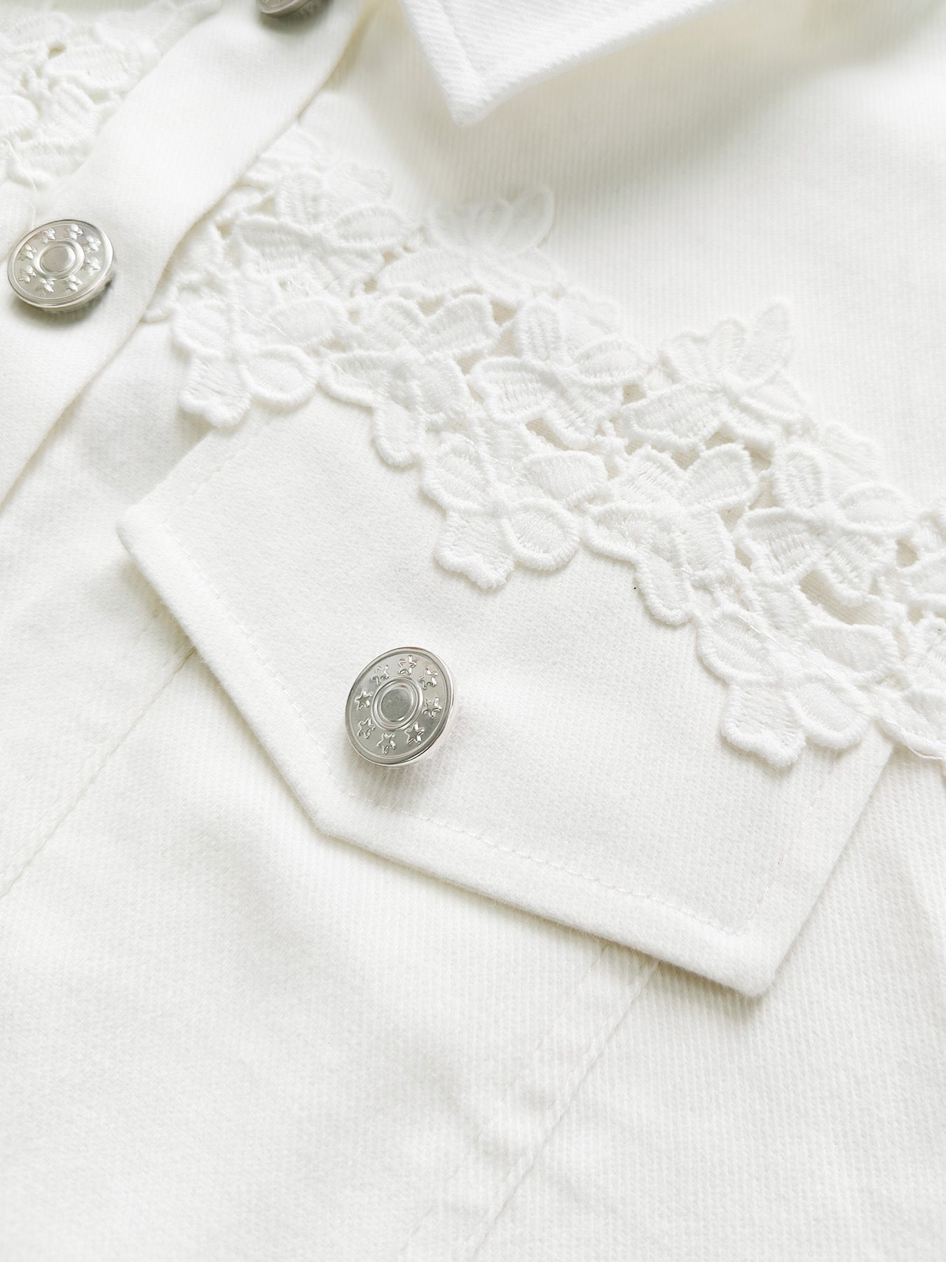 Angeline - Veste avec panneaux en dentelle - autre angle