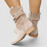 Élise - Bottes western à tige froncée