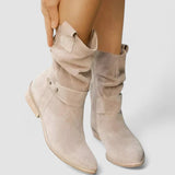 Élise - Bottes western à tige froncée