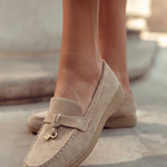 Priscille - Mocassins kaki