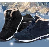 Niel Bottes d’Hiver pour Homme – Design Suédine Chaud et Isolé avec Semelle en Caoutchouc à Adhérence Durable